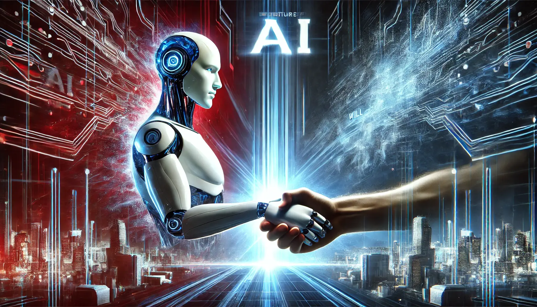 Read more about the article THE FUTURE OF AI: WILL ROBOTS REPLACE HUMANS?